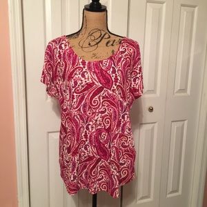 Lucky Brand paisley top